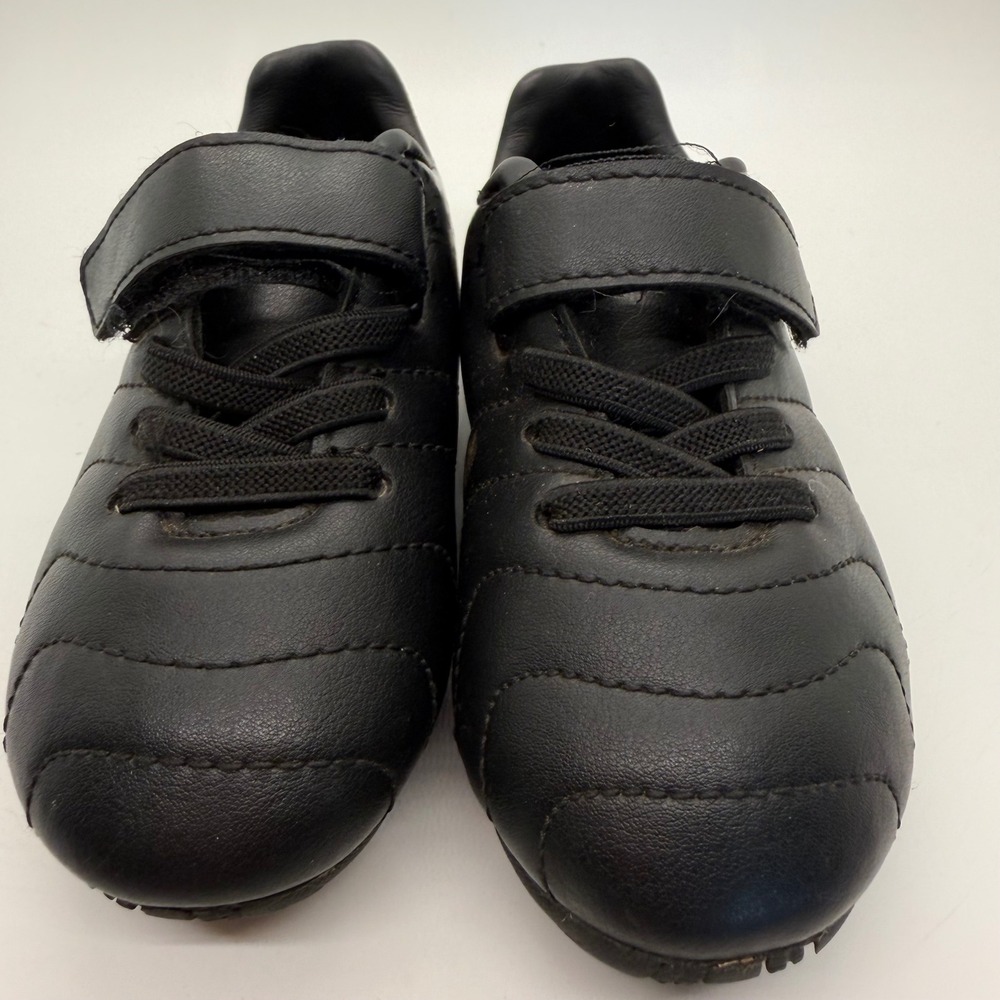 Brava Soccer Cleats Toddler 6D Black Athletic Shoes 160466 Hook Loop Strap - Picture 2 of 8